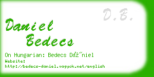 daniel bedecs business card